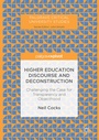 Cover: Higher Education Discourse and Deconstruction - Palgrave Macmillan