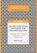 Cover: Higher Education Discourse and Deconstruction - Palgrave Macmillan