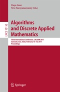 Bild: Algorithms and Discrete Applied Mathematics - Springer
