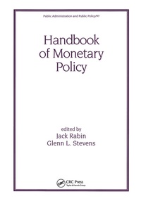 Enlarge image Cover: Handbook of Monetary Policy - Routledge