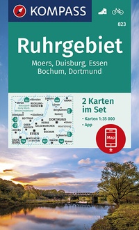 Abbildung von: KOMPASS Wanderkarte Ruhrgebiet - KOMPASS-Karten
