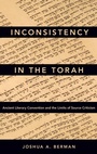 Cover: Inconsistency in the Torah - Oxford University Press Inc