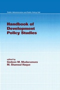 Cover: Handbook of Development Policy Studies - Routledge