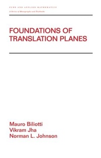 Abbildung von: Foundations of Translation Planes - CRC Press