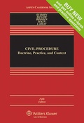 Abbildung von: Civil Procedure - Aspen Publishers