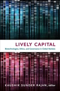 Cover: Lively Capital - Duke University Press