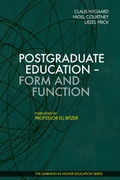 Cover: Postgraduate Education - Form and Function - Libri Publishing