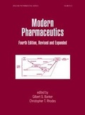 Cover: Modern Pharmaceutics - Marcel Dekker Inc