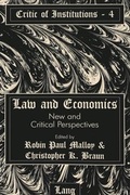 Cover: Law and Economics - Peter Lang Verlag