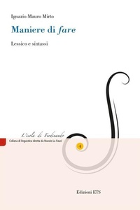 Abbildung von: Maniere di «fare». Lessico e sintassi - L' isola di Ferdinando;Edizioni ETS