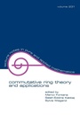 Cover: Commutative Ring Theory and Applications - CRC Press