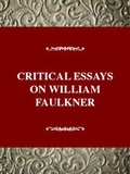 Cover: Critical Essays on William Faulkner - G K Hall & Co,US