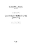 Cover: Chronicon Bellunense (1383-1412) - Viella