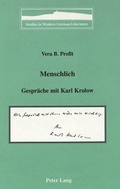 Cover: Menschlich - Peter Lang Verlag