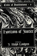 Cover: Horizons of Justice - Peter Lang Verlag