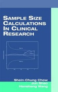 Enlarge image Cover: Sample Size Calculations in Clinical Research - Marcel Dekker Inc