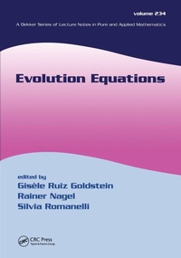 Enlarge image Cover: Evolution Equations - CRC Press