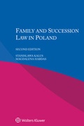 Cover: Family and Succession Law in Poland - Kluwer Law International