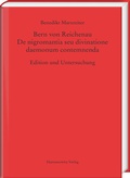 Cover: Bern von Reichenau. De nigromantia seu divinatione daemonum contemnenda - Harrassowitz Verlag