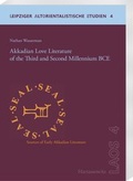 Cover: Akkadian Love Literature of the Third and Second Millennium BCE - Harrassowitz Verlag