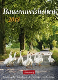 Abbildung von: Bauernweisheiten - Kalender 2018 - Harenberg