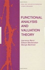 Cover: Functional Analysis and Valuation Theory - CRC Press
