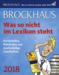 Cover: Brockhaus Was so nicht im Lexikon steht - Kalender 2018 - Harenberg