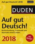 Cover: Duden Auf gut Deutsch! - Kalender 2018 - Harenberg
