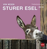 Abbildung von: Esel Postkartenkalender - Kalender 2018 - Heye