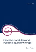 Cover: Injective Modules and Injective Quotient Rings - CRC Press