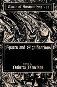 Enlarge image Cover: Spaces and Significations - Peter Lang Verlag