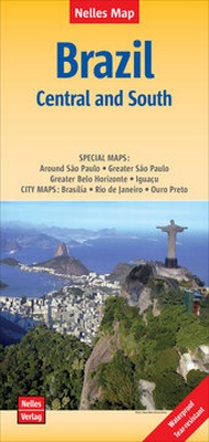Abbildung von: Nelles Map Landkarte Brazil: Central and South - Freytag-Berndt und ARTARIA