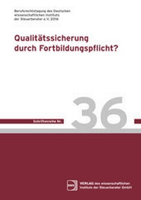 Abbildung von: Qualitätssicherung durch Fortbildungspflicht? - DWS Steuerberater Medien GmbH