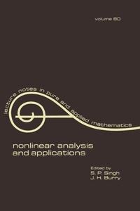 Enlarge image Cover: nonlinear analysis and applications - CRC Press