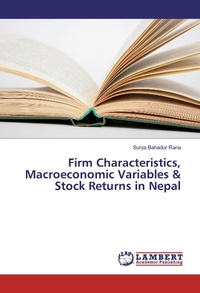 Abbildung von: Firm Characteristics, Macroeconomic Variables & Stock Returns in Nepal - LAP Lambert Academic Publishing