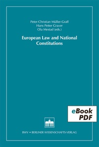 Abbildung von: European Law and National Constitutions - Berliner Wissenschafts-Verlag