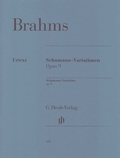 Cover: Johannes Brahms - Schumann-Variationen op. 9 - Henle, G&uuml;nter