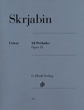 Cover: Alexander Skrjabin - 24 Pr&eacute;ludes op. 11 - Henle, G&uuml;nter