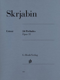 Abbildung von: Alexander Skrjabin - 24 Préludes op. 11 - Henle, Günter