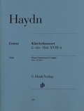 Cover: Joseph Haydn - Klavierkonzert (Cembalo) G-dur Hob. XVIII:4 - Henle, G&uuml;nter