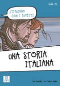 Cover: Una storia italiana - Hueber Verlag