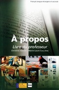 Cover: &Agrave; propos B1-B2 - Hueber Verlag