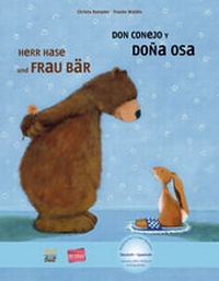 Abbildung von: Herr Hase & Frau Bär (Deutsch-Spanisch) - Hueber Verlag