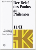 Cover: Der Brief des Paulus an Philemon - Evangelische Verlagsanstalt