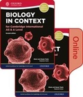 Cover: Biology in Context for Cambridge International AS & A Level Print and Online Student Book Pack - Oxford University Press