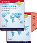 Cover: Business for Cambridge International AS & A Level Print & Online Student Book (First Edition) - Oxford University Press