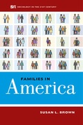 Cover: Families in America - University of California Press