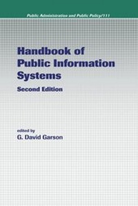Enlarge image Cover: Handbook of Public Information Systems, Second Edition - Marcel Dekker Inc
