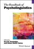 Cover: The Handbook of Psycholinguistics - Wiley-Blackwell