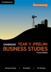 Abbildung von: Cambridge Year 11 (Prelim) Business Studies 4th Edition Pack (Textbook and Interactive Textbook) - Cambridge University Press